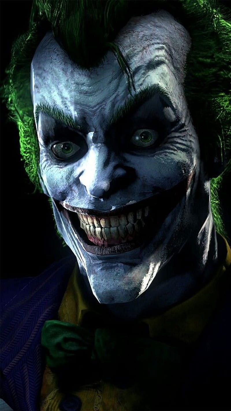 Joker, character, drawings, face, film, green hair, movie, teeth, HD phone wallpaper