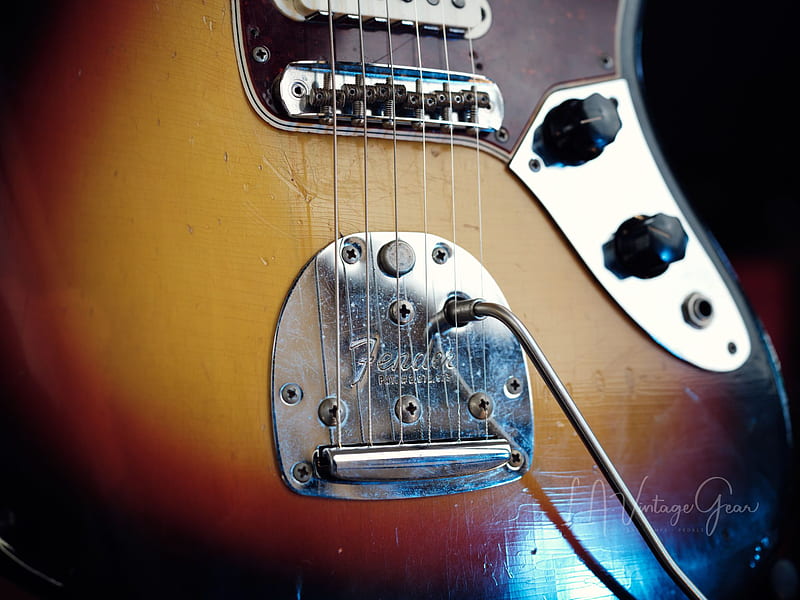 Fender 1966 Jaguar Electric Guitar - Sunburst Finish - All Original! • LA Vintage Gear, HD wallpaper