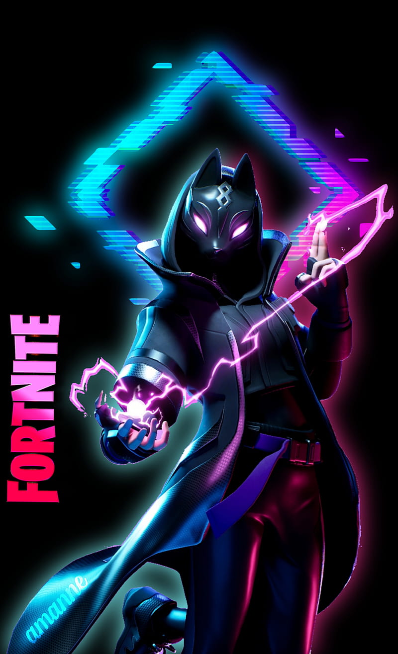 Fortnite, amanne, color, fire, iphone, juego, pubg, samsung, HD