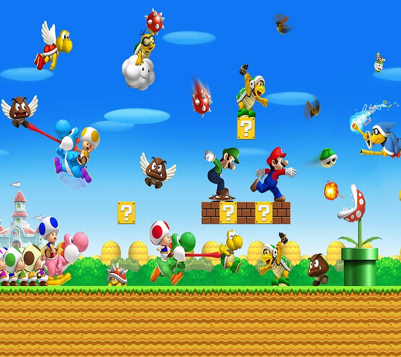 Mario, color, game, super mario, HD wallpaper | Peakpx