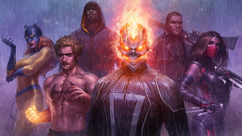 Marvel Future Fight Art Illustration , marvel-future-fight, games, superheroes, artstation, HD wallpaper