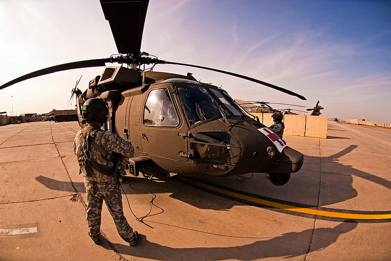 HH-60M MEDEVAC, conflict, usa, troops, saudi, aid, HD wallpaper