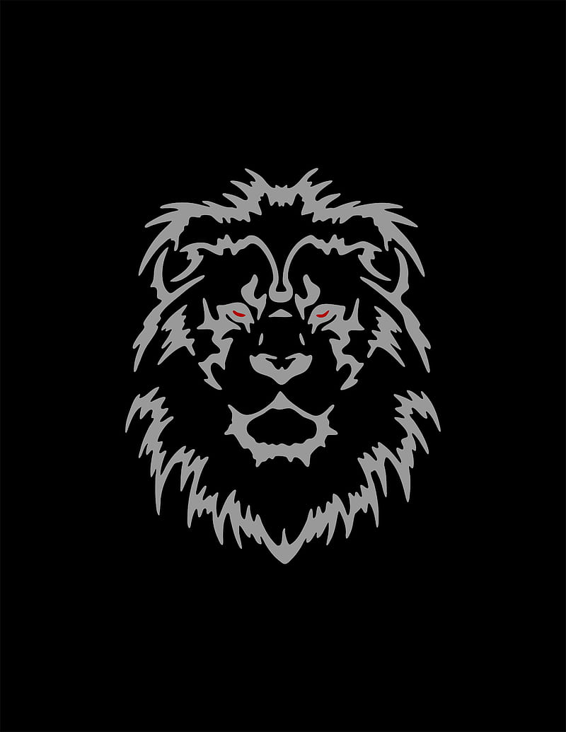 Lion, face, logo, HD phone wallpaper | Peakpx