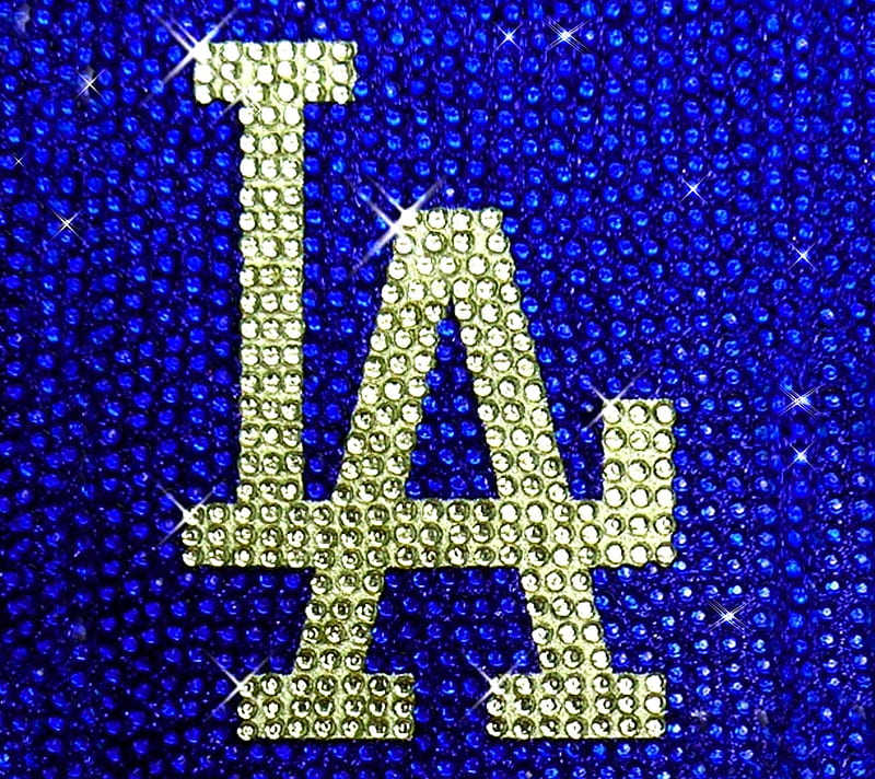 LA Dodgers Bling, baseball, HD wallpaper
