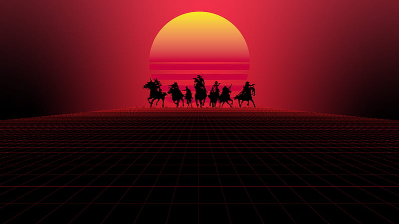 Red Dead, Red Dead Redemption 2, Minimalist, HD wallpaper