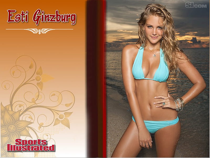 Esti Ginzburg, hot, model, sports illustrated, HD wallpaper