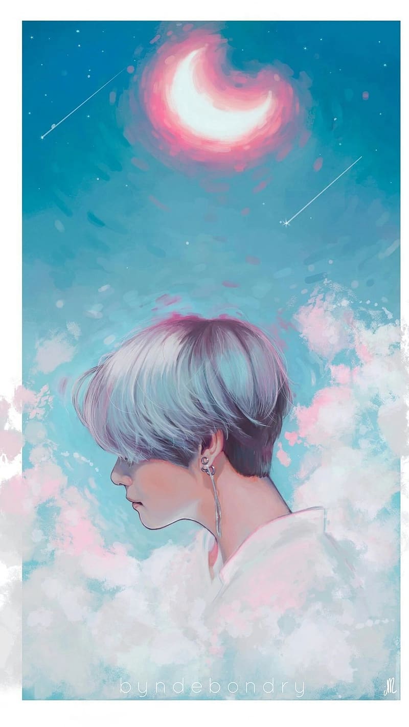 BTS V Phone, art bts v, art, bts v, kim tae-hyung, singer, HD phone ...