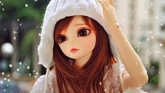 Hd Brown Haired Girl Doll Wallpapers Peakpx