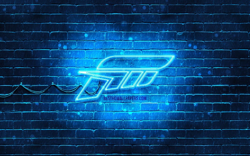 Forza blue logo blue brickwall, Forza logo, 2020 games, Forza neon logo, Forza, HD wallpaper