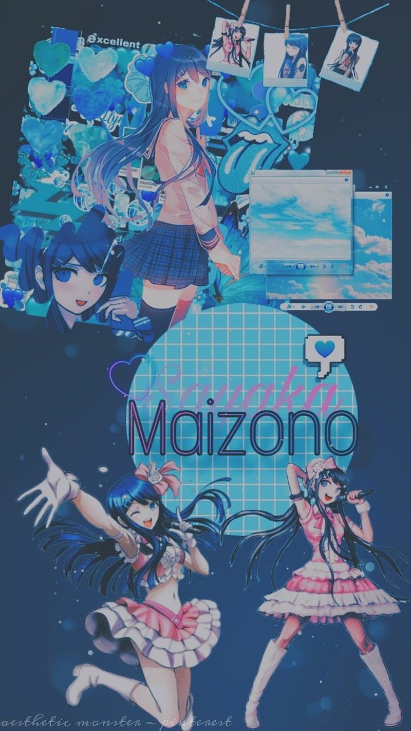 Sayaka Maizono, danganronpa, HD phone wallpaper