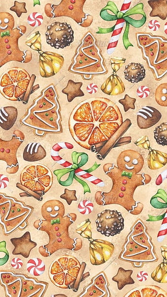 gingerbread wallpaper