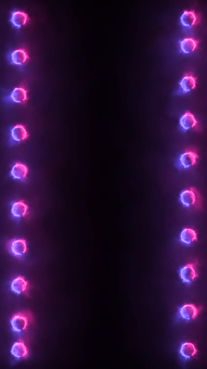 Neon Frame BPW, frame, neon, pink, purple, HD phone wallpaper
