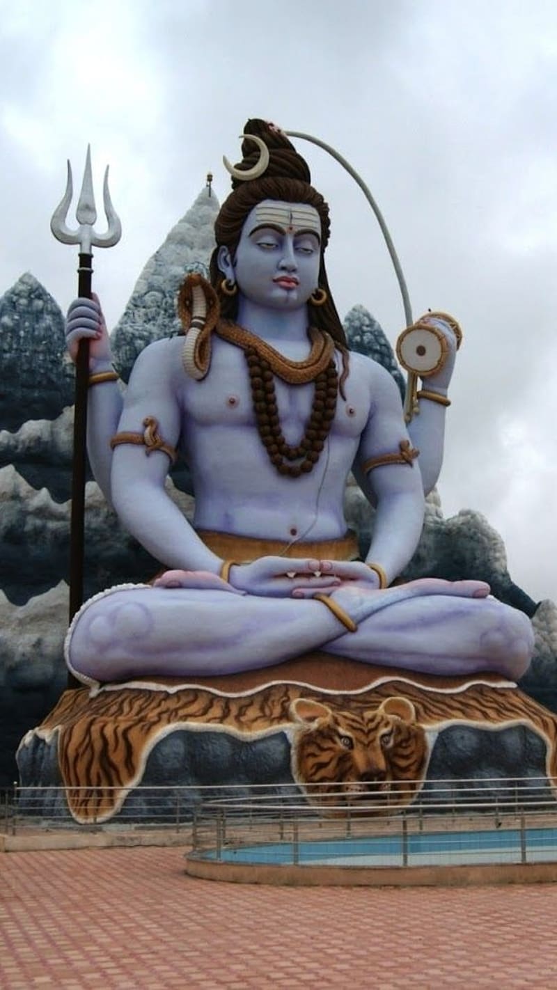 Lord Shiva With Damru, lord shiva, damru, statue, god, mahadev ...