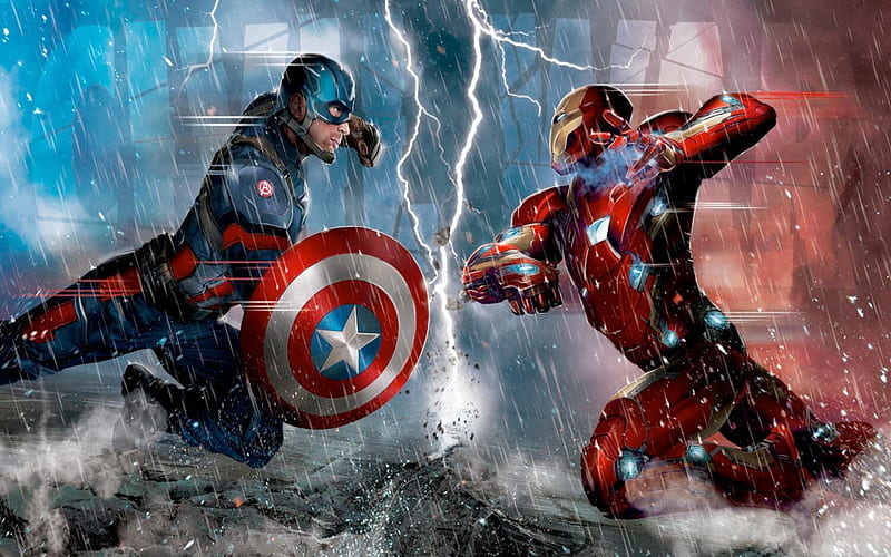 first avenger, captain america, 2016, iron man, civil war, chris evans, iron-man, HD wallpaper