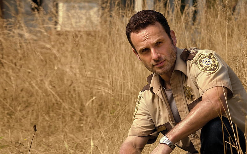 male the walking dead andrew lincoln rick grimes tv series, HD wallpaper