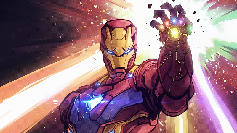 Iron Man Stones, iron-man, superheroes, digital-art, artwork, HD ...