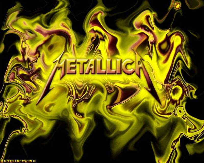 Metallica, yello, portada del álbum, música, Fondo de pantalla HD | Peakpx