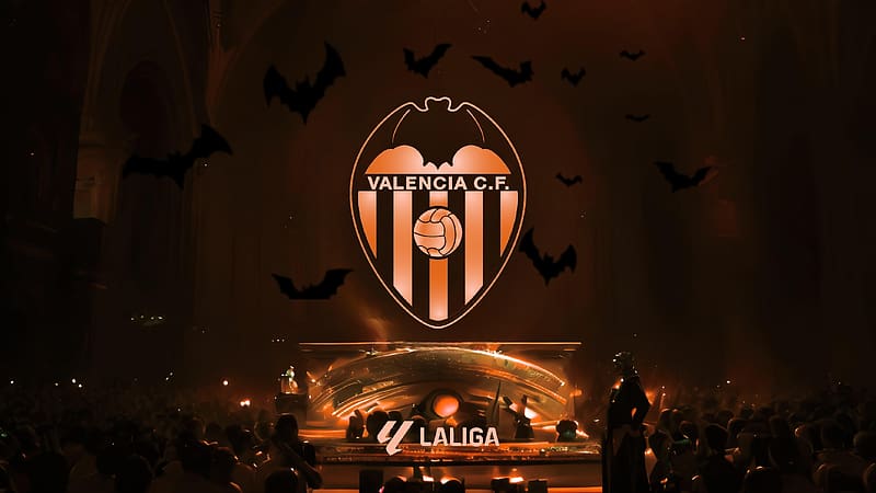 Valencia CF, spain, logo, valencia, HD wallpaper
