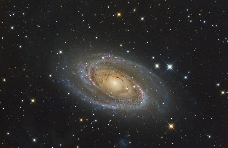 Messier 81, galaxies, space, stars, planets, cool, fun, HD wallpaper