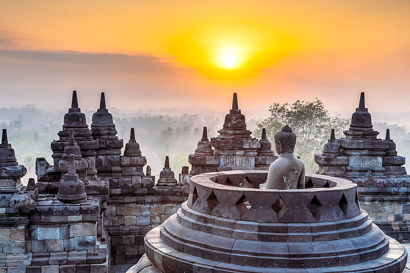 Questions To Help You Decide: Is Borobudur Sunrise Worth It?, Borobudur Temple, HD wallpaper