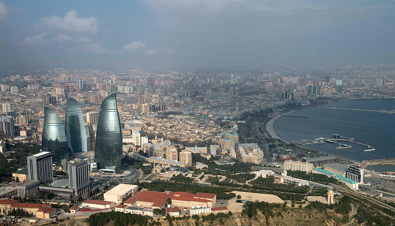 Baku - Azerbaijan, Baku, Azerbaijan, Cities, Cityscapes, HD wallpaper