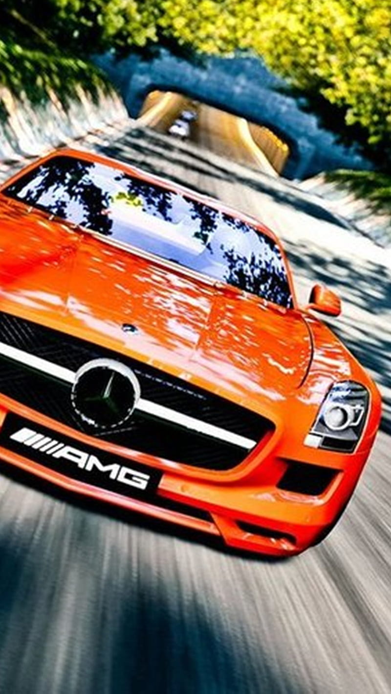 Mercedes SLS, amazing, amg, car, HD phone wallpaper