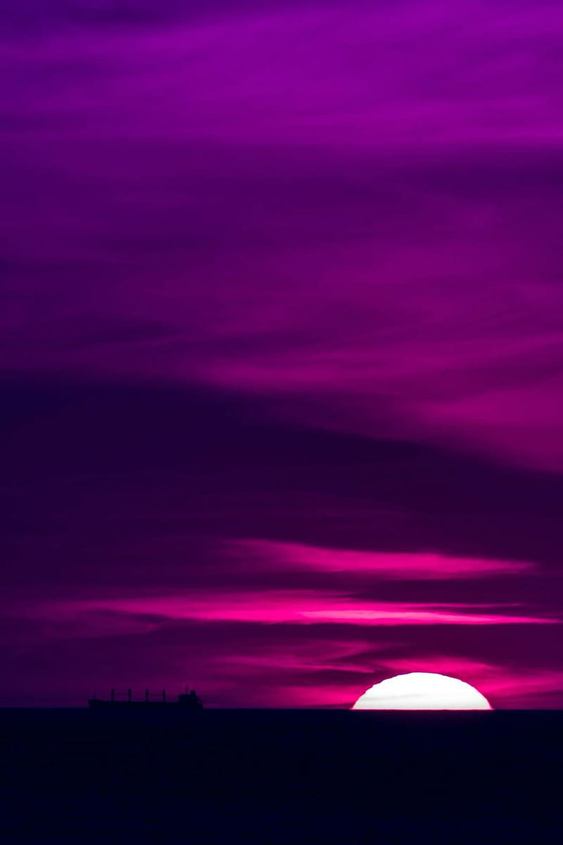 Purple Sky, purple, sunset, HD phone wallpaper | Peakpx