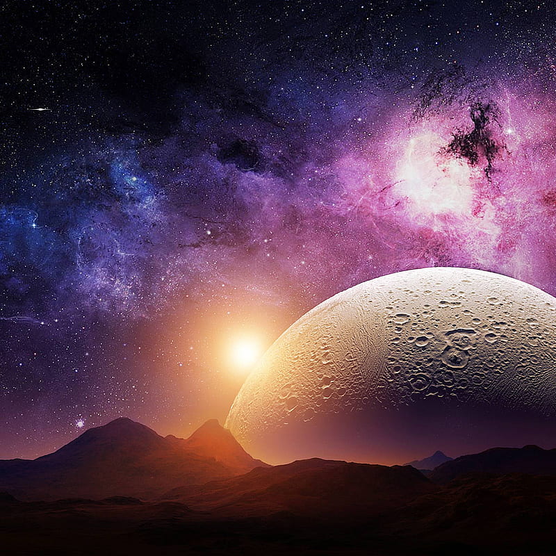 Sci Fi Landscape IPad Air , Hi Tech , , And Background Den, Other Worlds, HD phone wallpaper