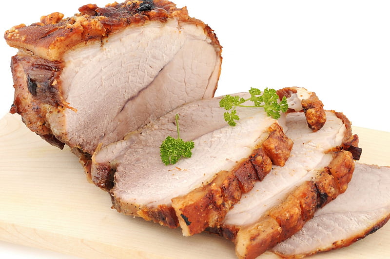 *** Roast pork ***, pork, roast, food, fresh, HD wallpaper