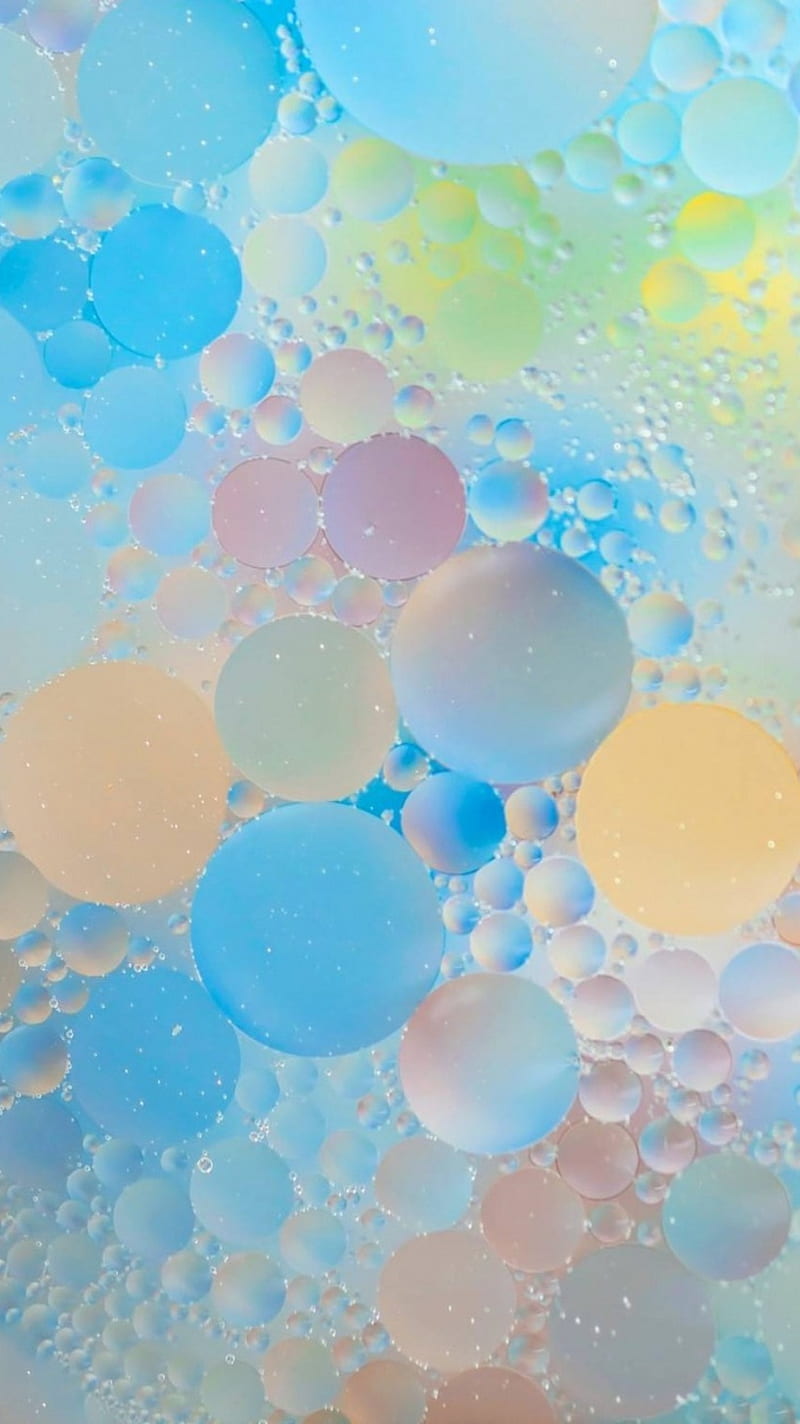 Bubbles, abstract, colorful, HD phone wallpaper