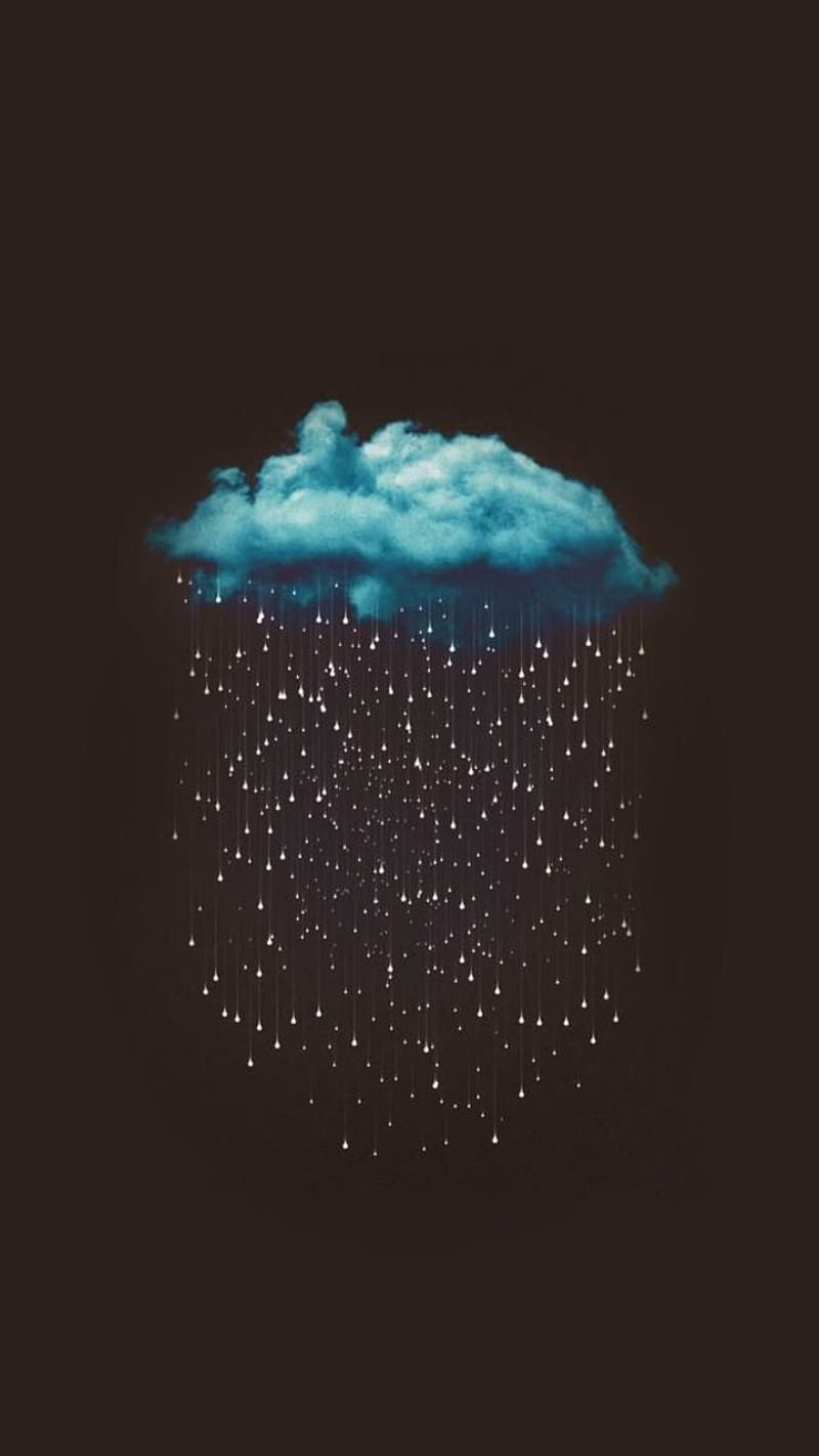 Cloud, rain, rainfall, HD phone wallpaper