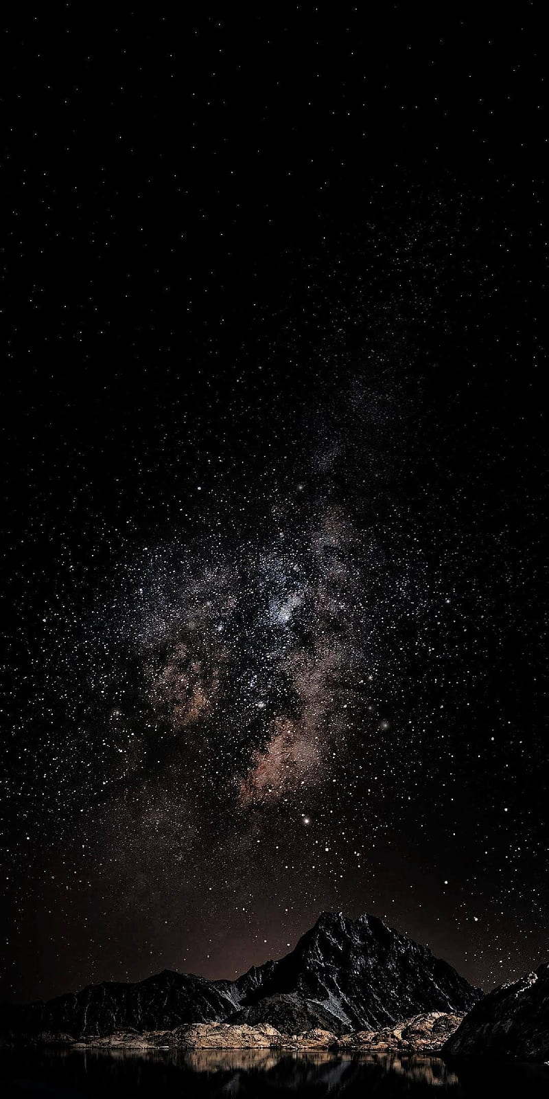 16, night, star, space, mac, starry, stars, galaxy, plus, milky, sky, HD phone wallpaper