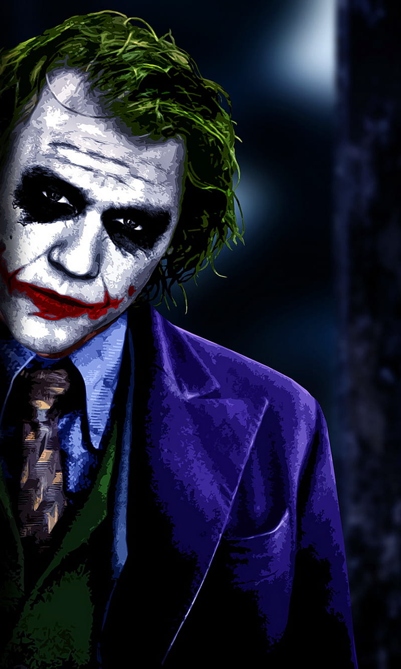 Joker, batman arkham city, joker face, HD phone wallpaper