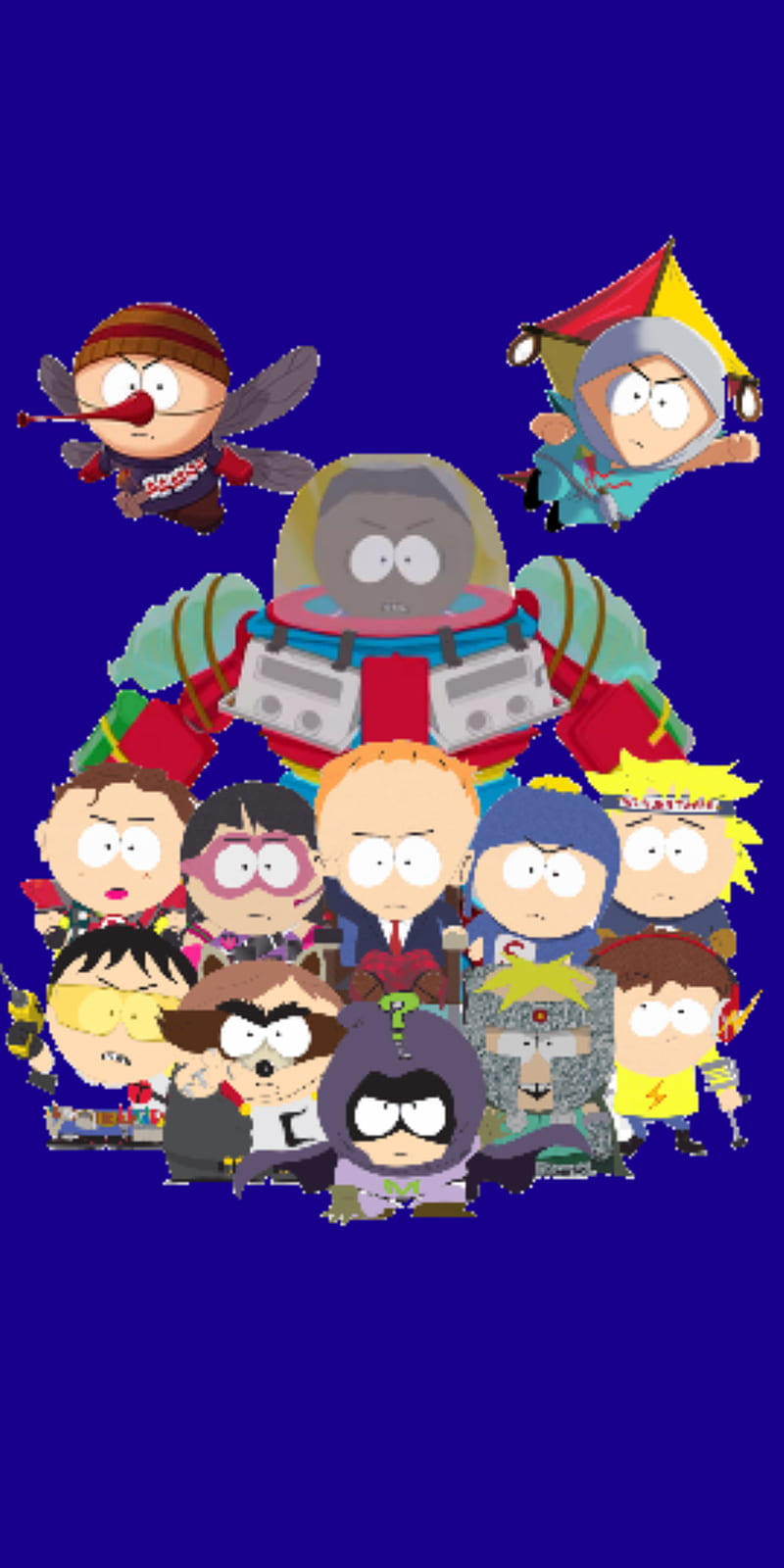 I Doodled a South park wallpaper for my phone Feedback welcome  r southpark