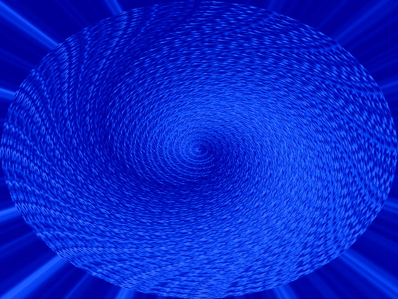Blue Straw, abstract, vortices, HD wallpaper