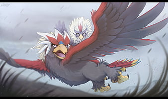 Lugia + Ho-oh by Seoxys -- Fur Affinity [dot] net