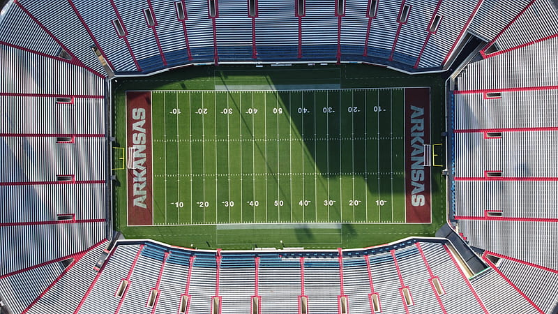 stadium, stands, aerial view, HD wallpaper