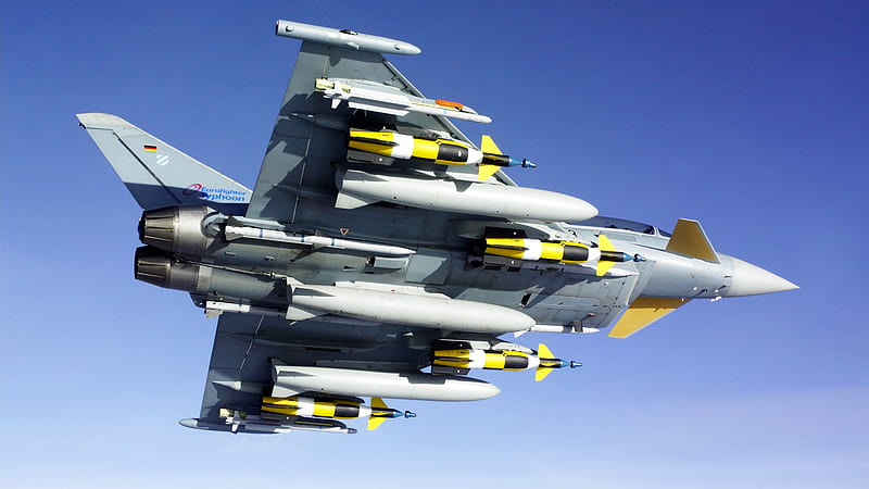 EuroFighter Typhoon, eurofighter-typhoon, planes, flight, military, HD wallpaper
