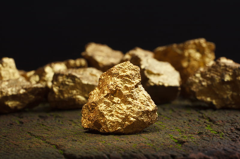 Gold Nugget, awesome, expensive, metal, miner, piece, rich, rock, yellow, HD wallpaper