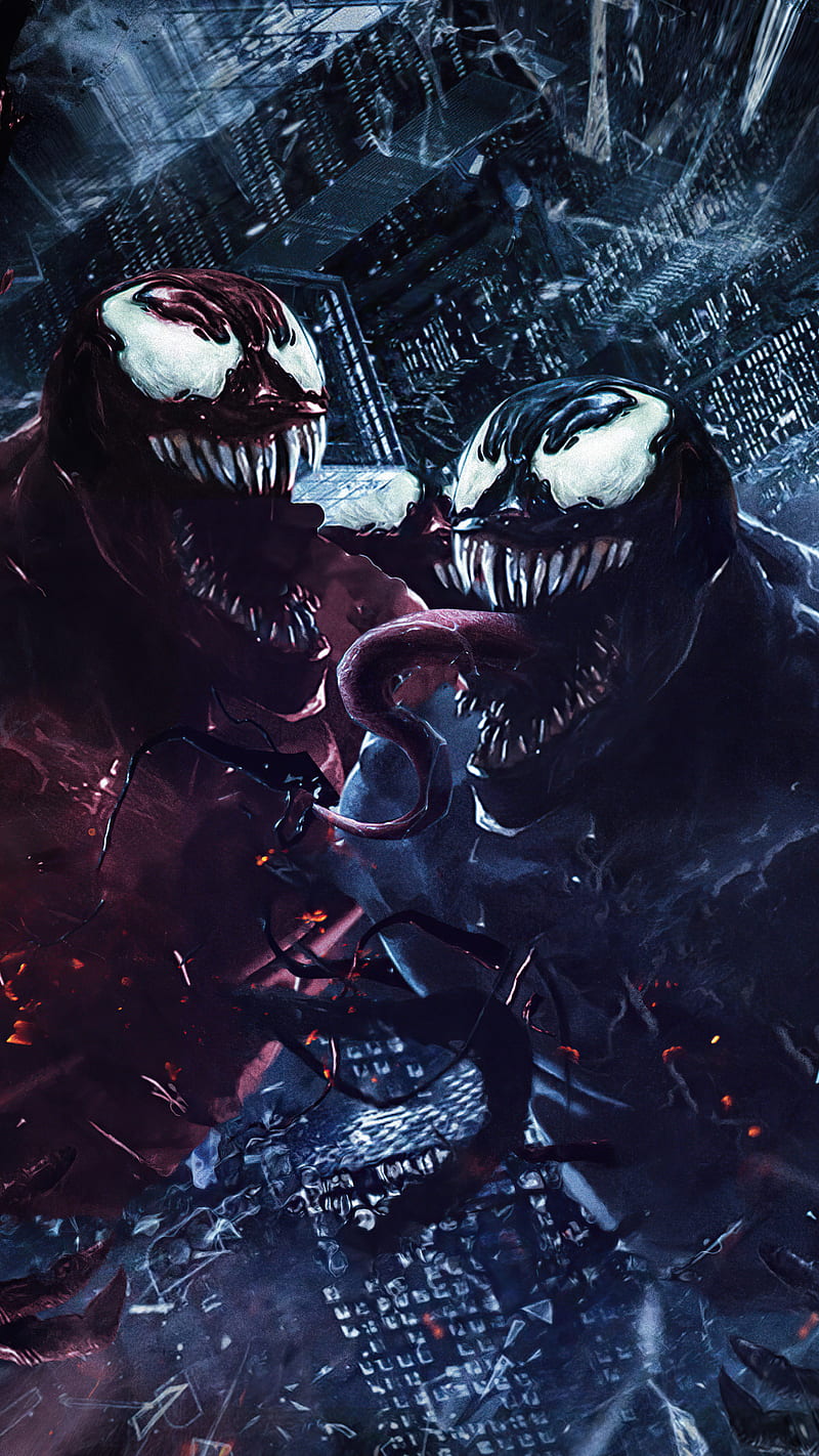 Venom , game, animated, dangerous, dark, HD phone wallpaper