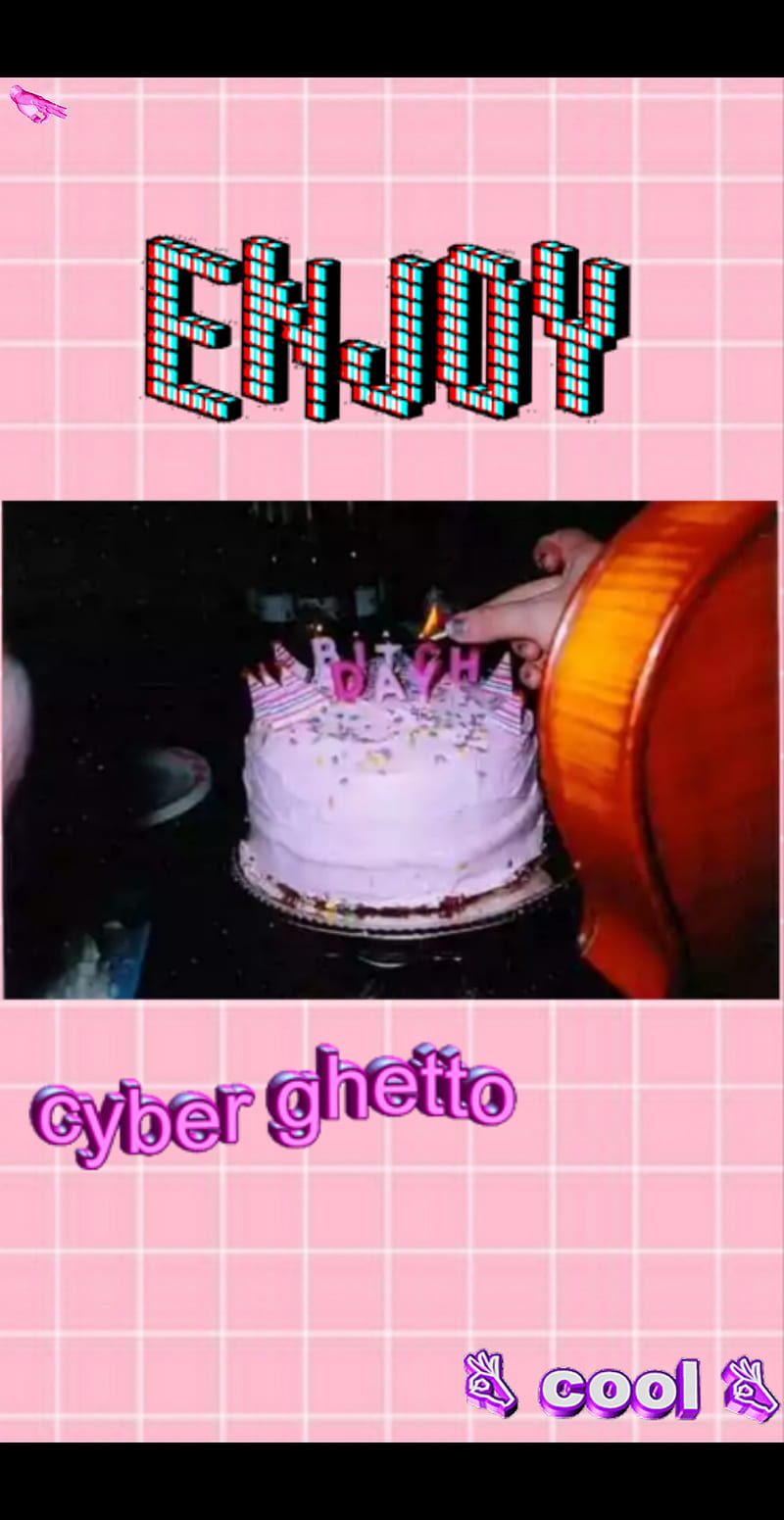 Pink Aesthetic , cake, stickers, HD phone wallpaper