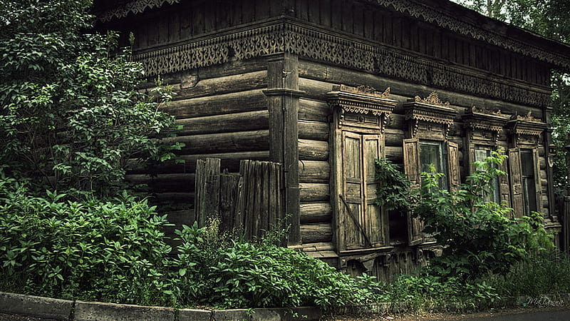 Old But Never Forgotten II, house, home, trees, old, broken down, abandoned, HD wallpaper