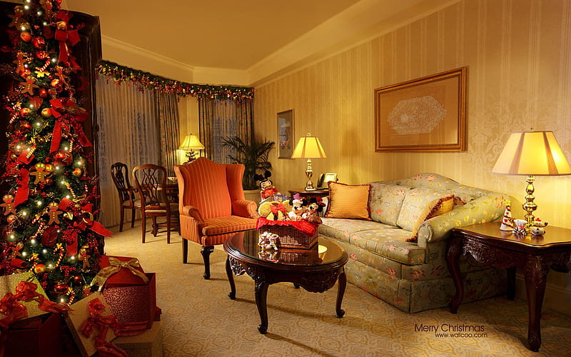 St Ting room layout - Disneyland Christmas theme suites, HD wallpaper