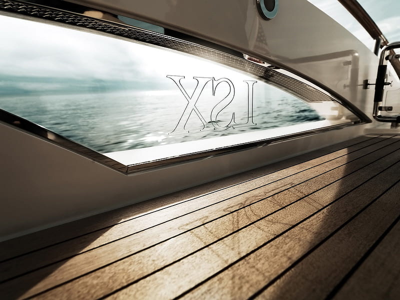 Luxury yacht, boats, yacht, view, ocean, luxury, HD wallpaper