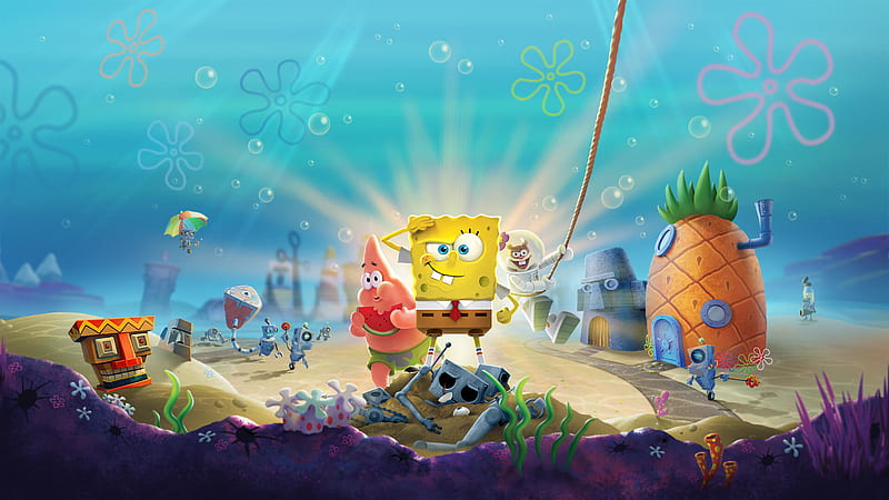 SpongeBob SquarePants Battle for Bikini Bottom Rehydrated, HD wallpaper |  Peakpx