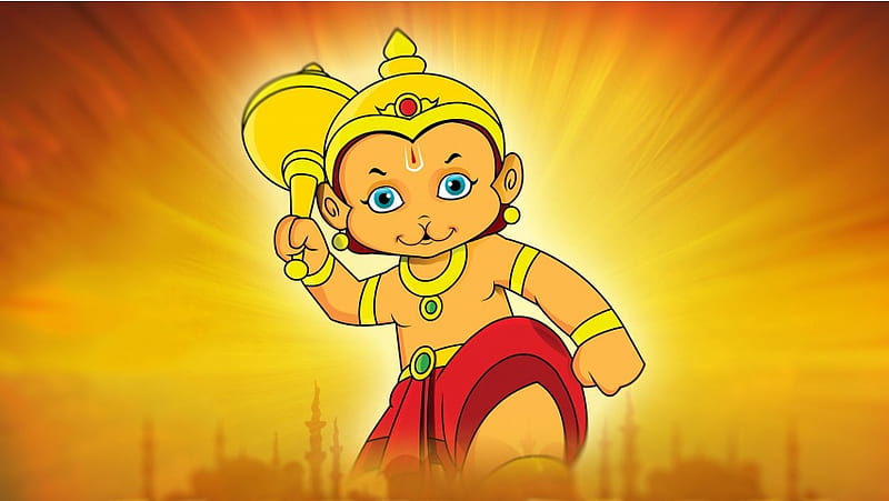 Kid Hanuman Cartoon, HD wallpaper