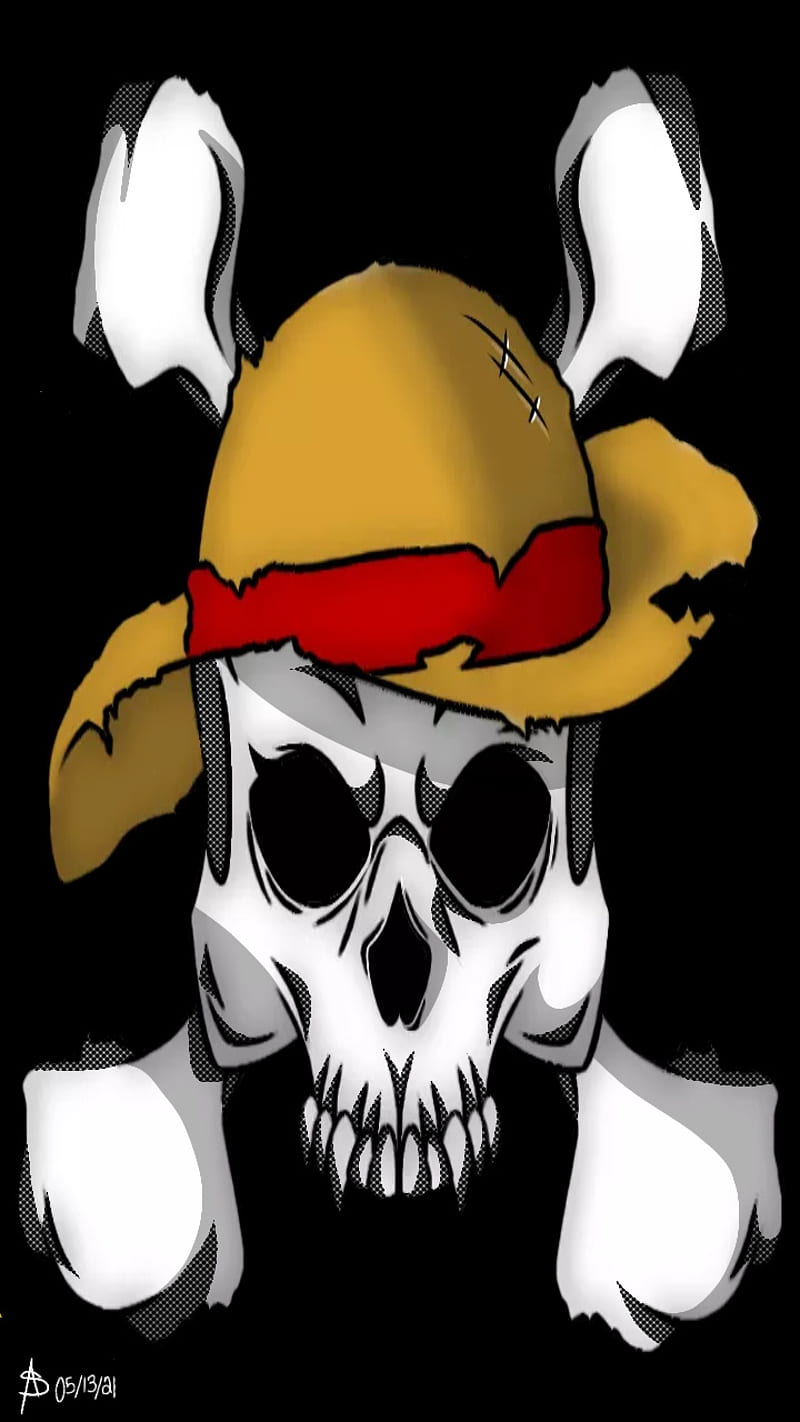 One Piece Straw Hat Pirates Skull Svg One Piece Logo Svg One Piece