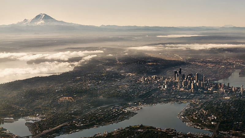Seattle, Cities, USA, Washington, HD wallpaper