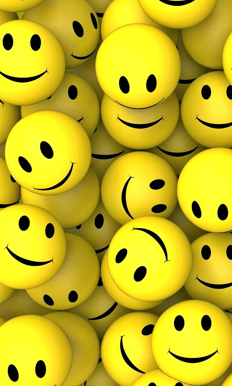 RB Smile, cute, smiles, yellow, HD phone wallpaper