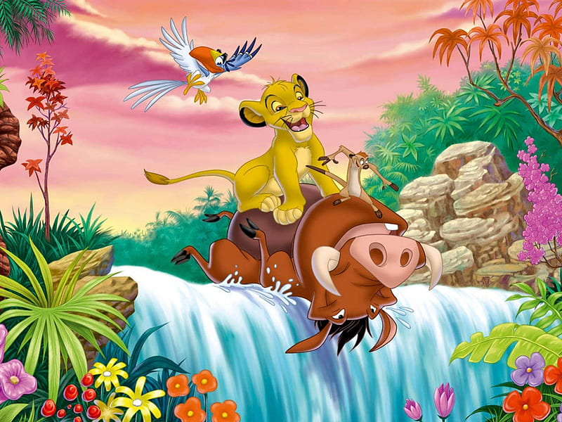 The Lion King, Timon, Disney, Cartoon, Simba, Lion King, Pumba, HD  wallpaper | Peakpx